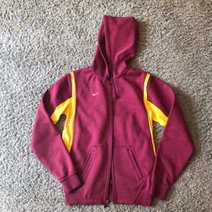 Nike fit thermal zip up